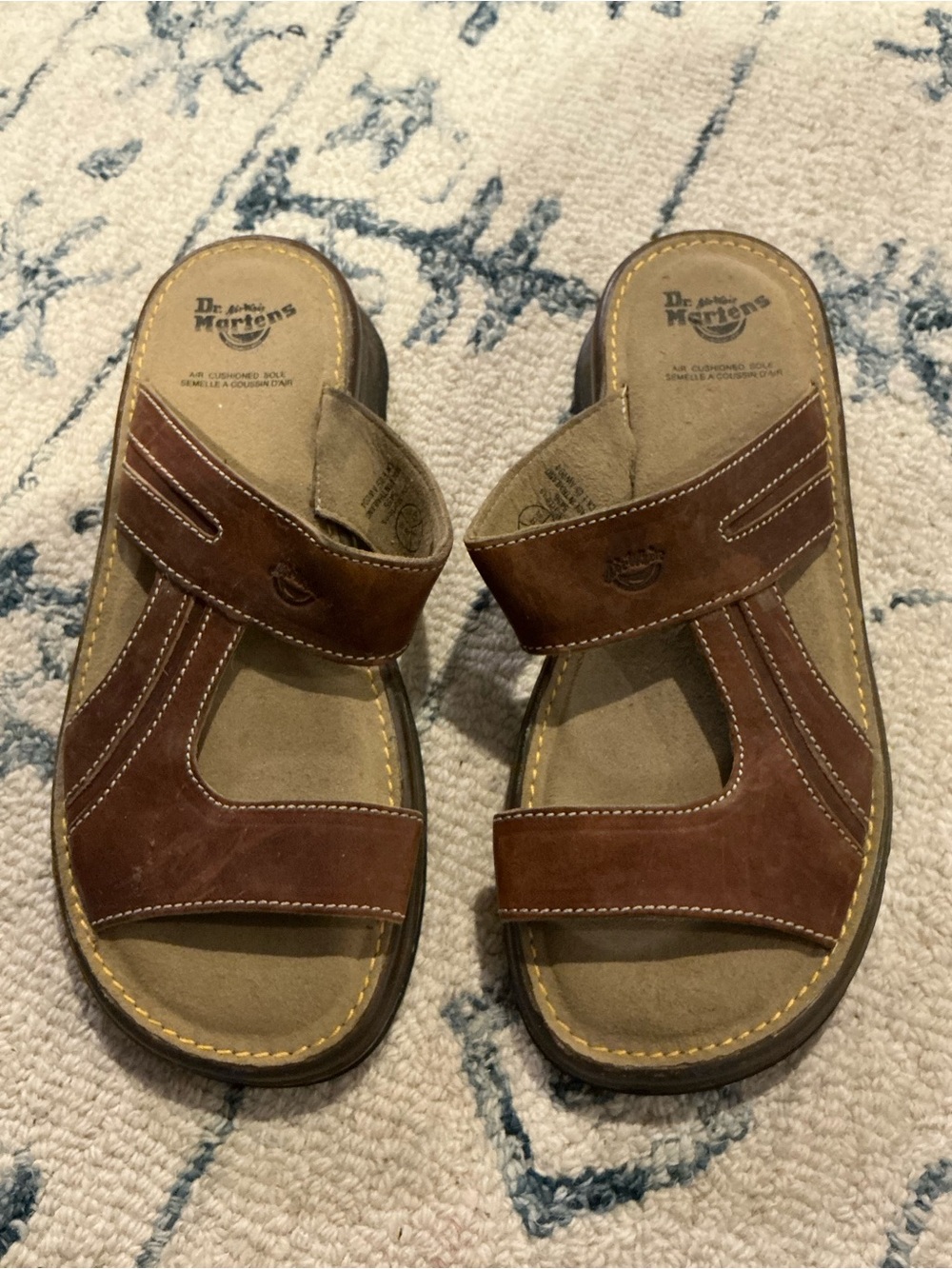 EUC - Women’s Dr. Martens Leather Sandals with Dual Straps - Size Universal US 8